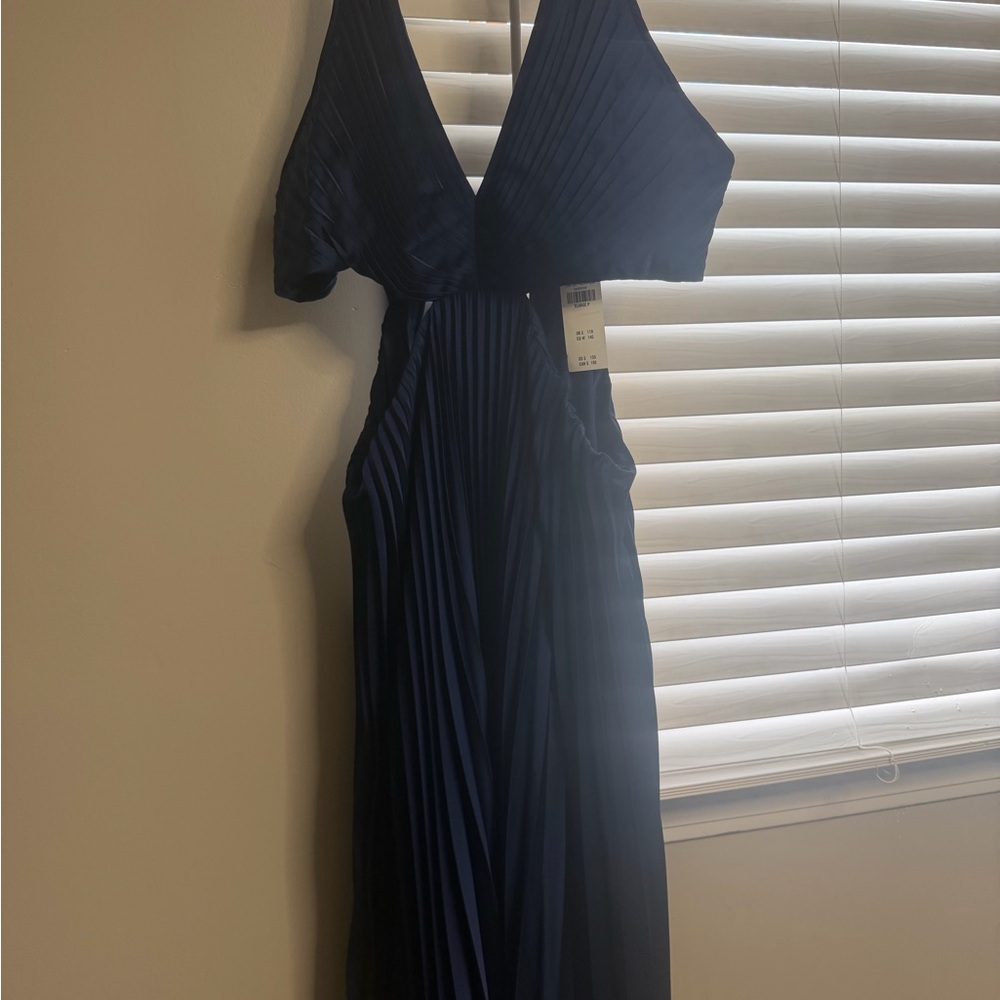 Abercrombie & Fitch Deep Blue Backless Dress